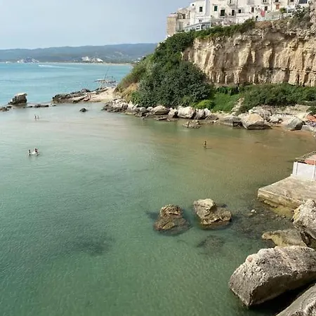 Apartment Cozy Sea View Studio With Private Rooftop, Balcony, Bbq In The Old Town Vieste